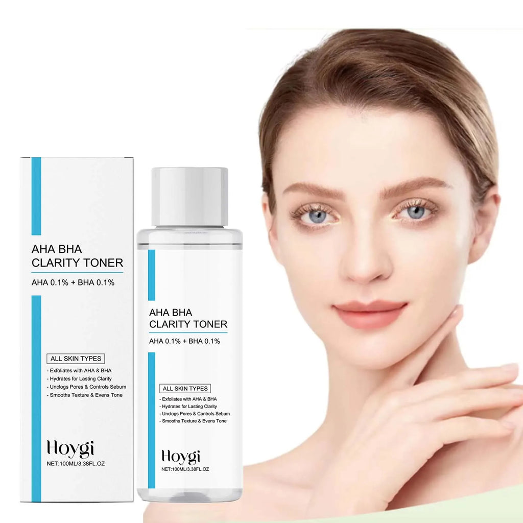 AHA BHA Toner Gentle Exfoliating Toner for Oily Skin Pore Refining Soothing Hydrating Facial Essence Daily Oil Control Skincare Oasis Select
