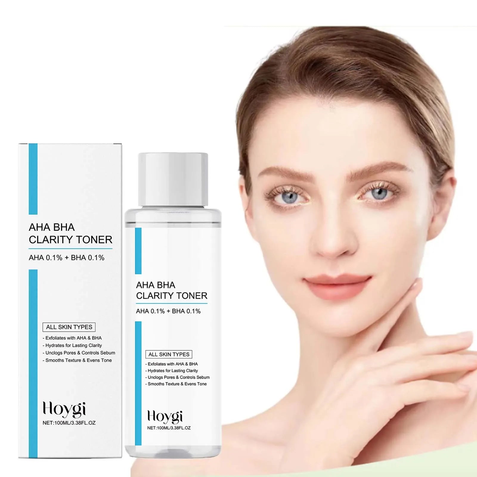 AHA BHA Toner Gentle Exfoliating Toner for Oily Skin Pore Refining Soothing Hydrating Facial Essence Daily Oil Control Skincare Oasis Select