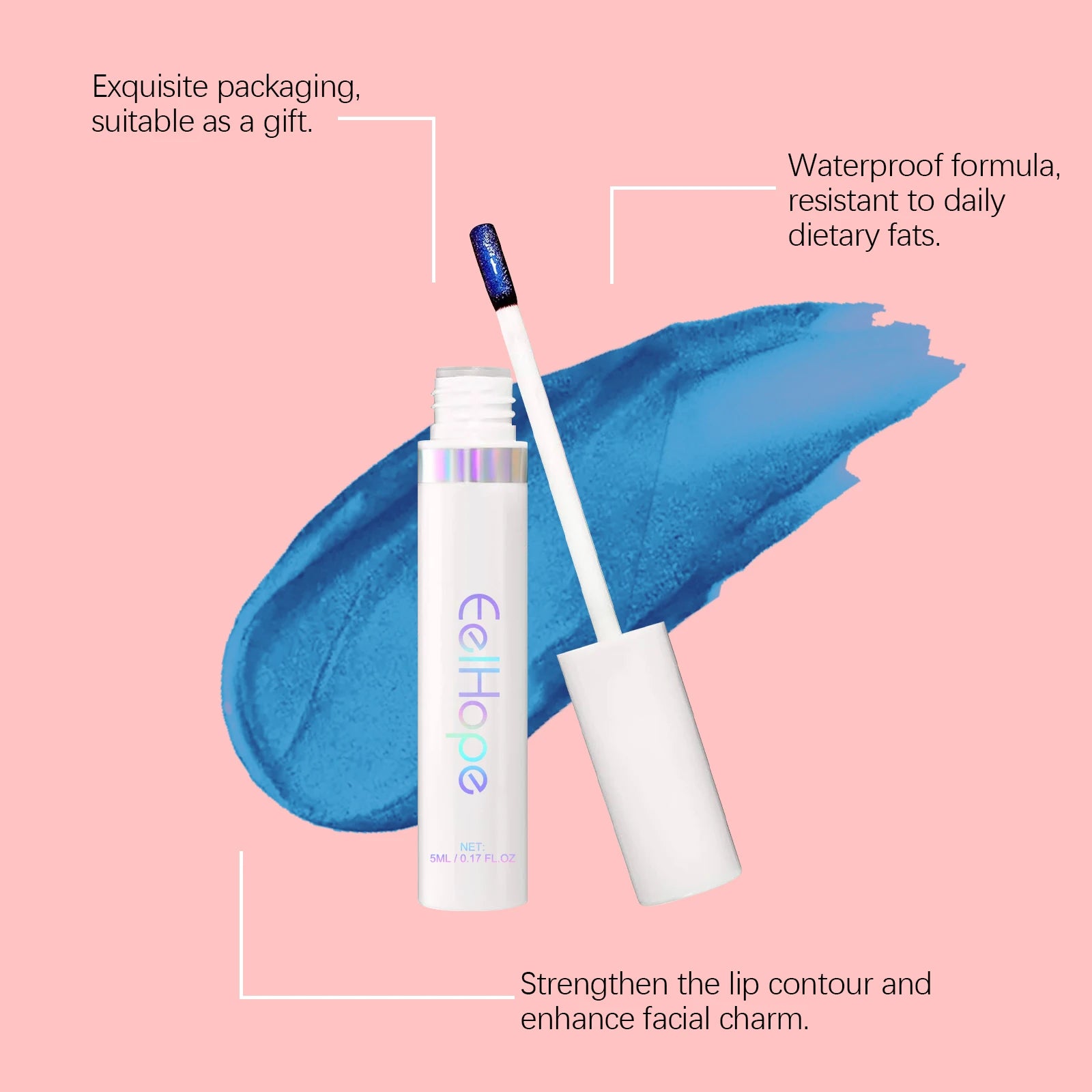 Eelhoe Tearable Lip Glaze – Matte, Waterproof & Long Lasting Matte Lip Glaze Oasis Select