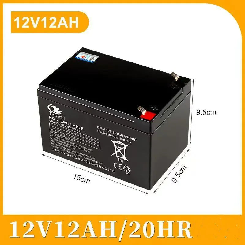Hot 6V 12V Rechargeable Battery For Children's Electric Vehicles Toy Cars Motorcycles Baby Strollers Battery 5Ah 7Ah 8Ah 12Ah Oasis Select 12V 12Ah Battery