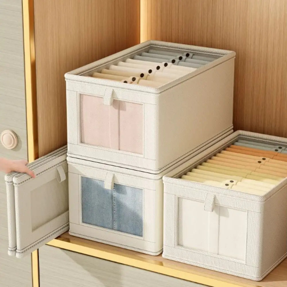 Dustproof Clothes Storage Box with Lid – 3 Sizes | Organizer