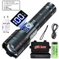 Super Bright LED Flashlight | Zoom, USB-C, Power Bank, Display