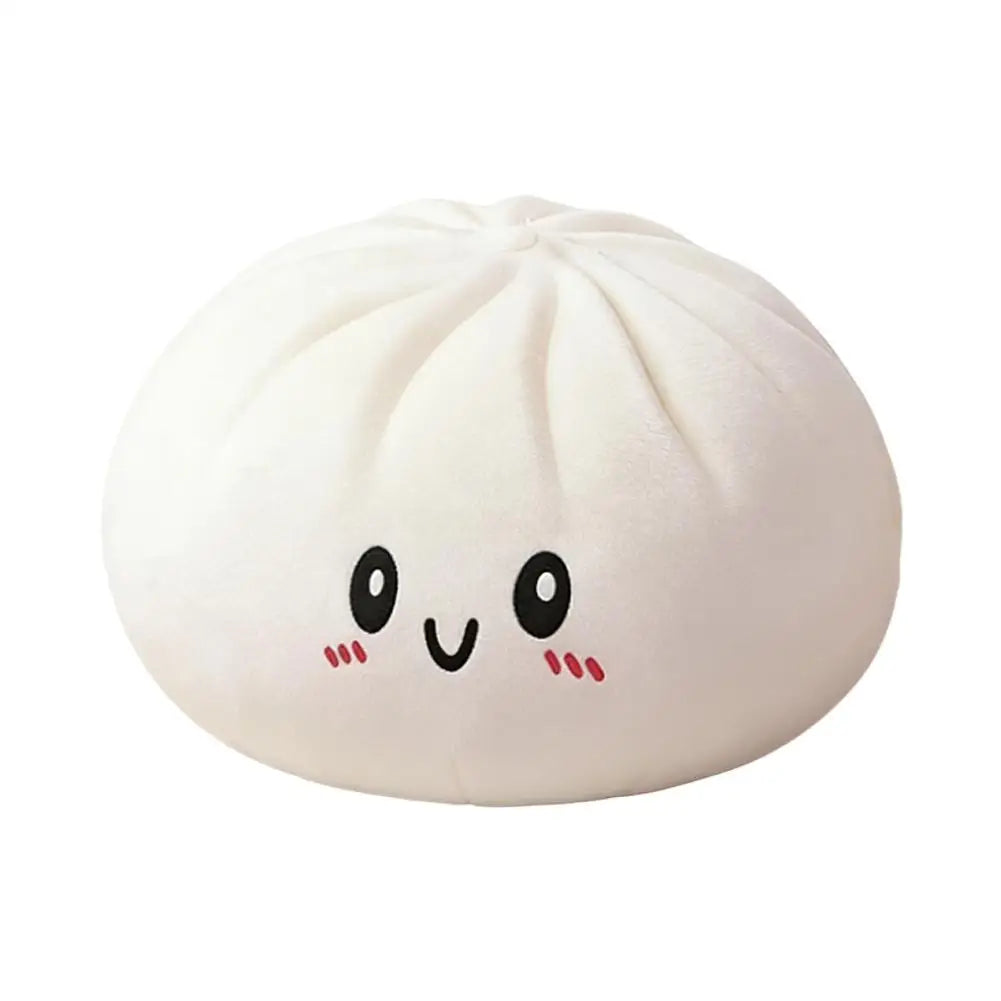 Oversized Dumpling Plush Pillow – Squishy Stress Relief Toy Novelty Plush Pillow Oasis Select White