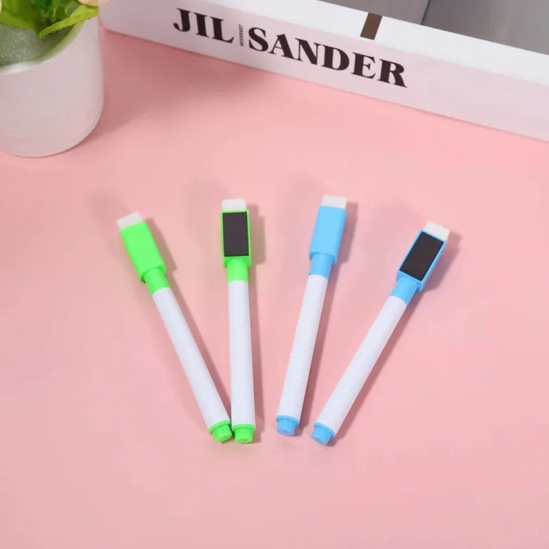 With Magnet Dry Erase Marker Pens with Built in Eraser Tip for Whiteboard Marking Office Classroom and Home Note Taking Tasks Oasis Select
