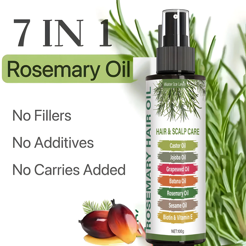 Rosemary Hair Gel – Rosemary Oil, Peppermint & Horsetail Extract Hair Styling Gel Oasis Select