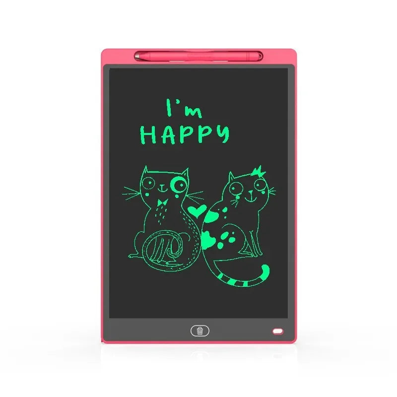 16 inch LCD Drawing Board Writing Tablet Digit Magic Blackboard Art Painting Tool Kids Toys Brain Game Child's Gift Oasis Select red 16in