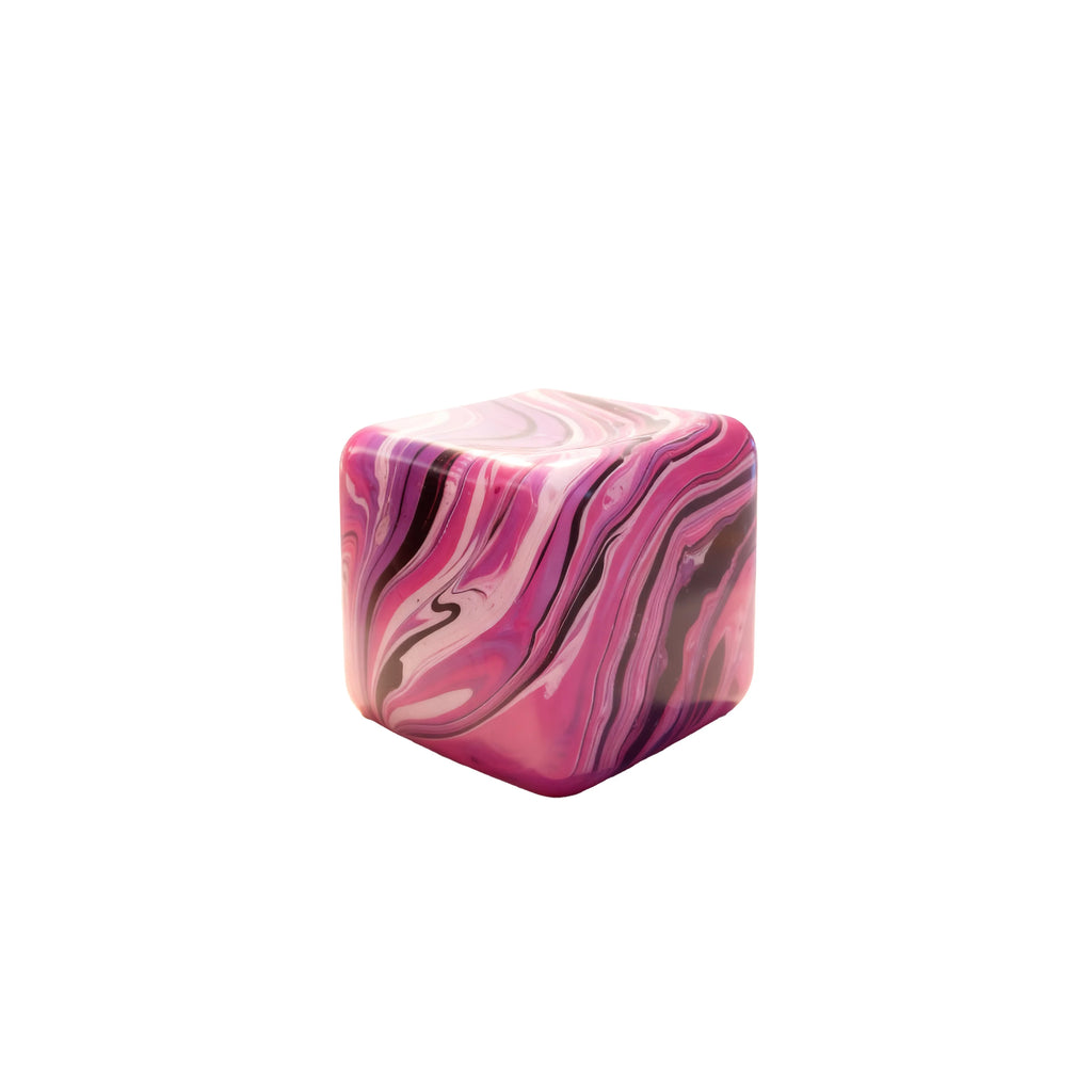 Stress Relief Cube Toy – Soft Elastic TPR Fidget Decompression Stress Relief Toy Oasis Select Pink