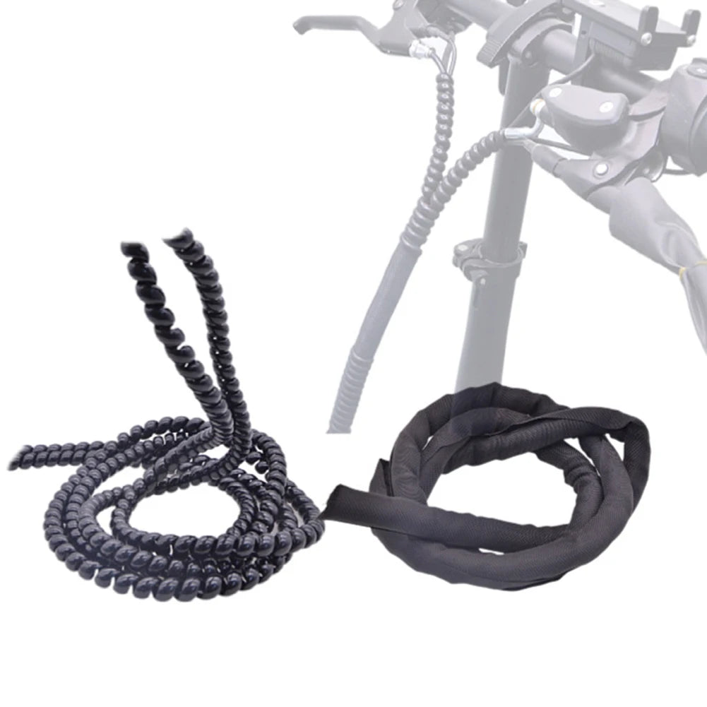 1/3Pcs Scooter Line Protector For Electric Vehicle Brake Wire Electric Scooter Line Tube Winding Tubes Protective Sleeve Oasis Select 3PCS