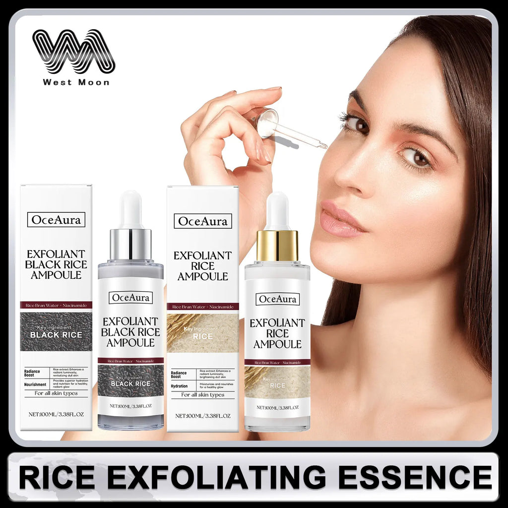 Rice Exfoliating Essence Dead Skin Removal Oil Control Brightening Moisturizing Nourishing Improve Roughness Nicotinamide Serum Oasis Select