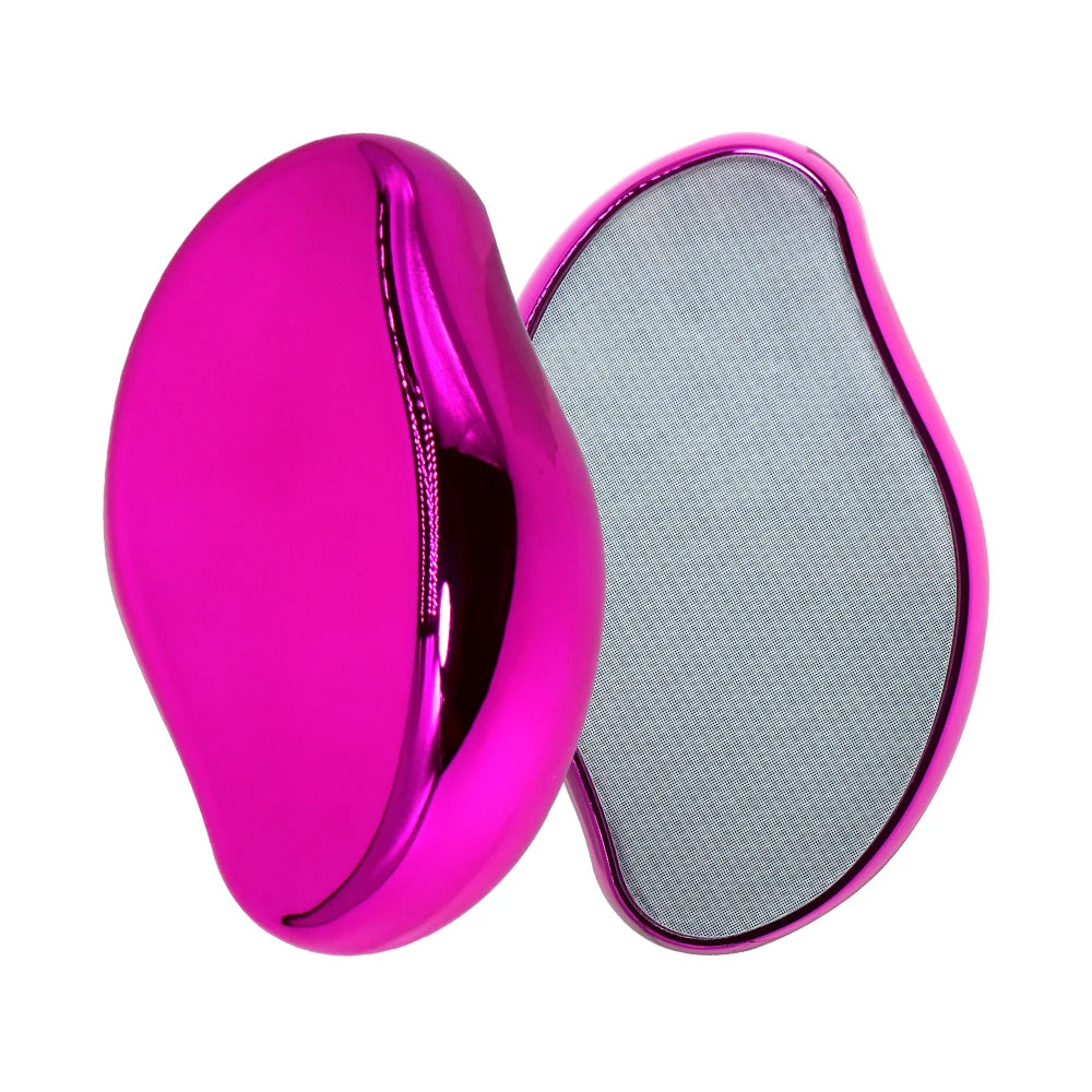 Hair Removal Apparatus Nano Glass Fast Safe Painless Hair Removal Washable No Skin Damage Home Use Exfoliator Hair Sharpener Oasis Select roseo Plastic