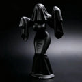 3D Printed Female Ghost Figurine Spooky Creative Ornament Unique Art Decor Personalized Home Space Decoration Craft Gift Oasis Select Black
