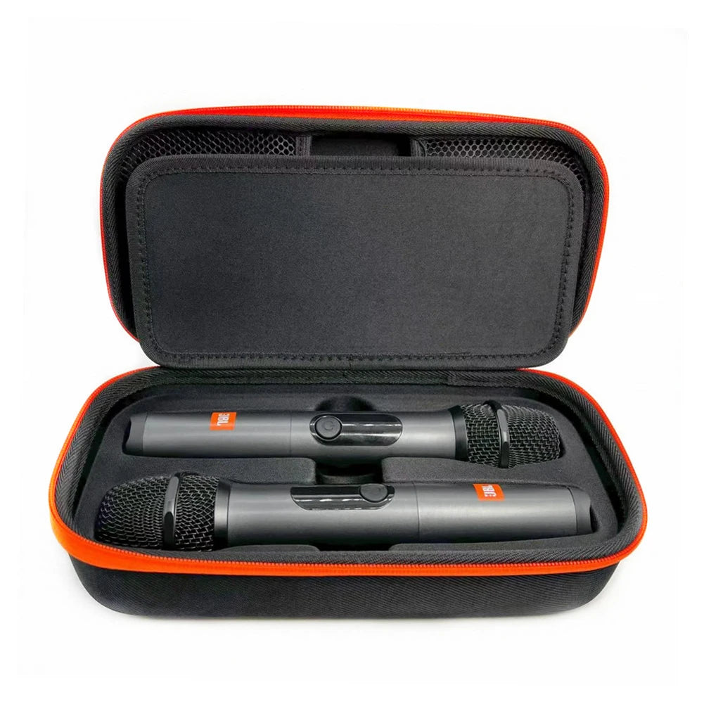 Wireless Microphone Hard Case Mic Travel Bag 2 Slots for JBL Wireless Two Microphone System for JBL PartyBox Wireless Microphone Oasis Select China Mainland