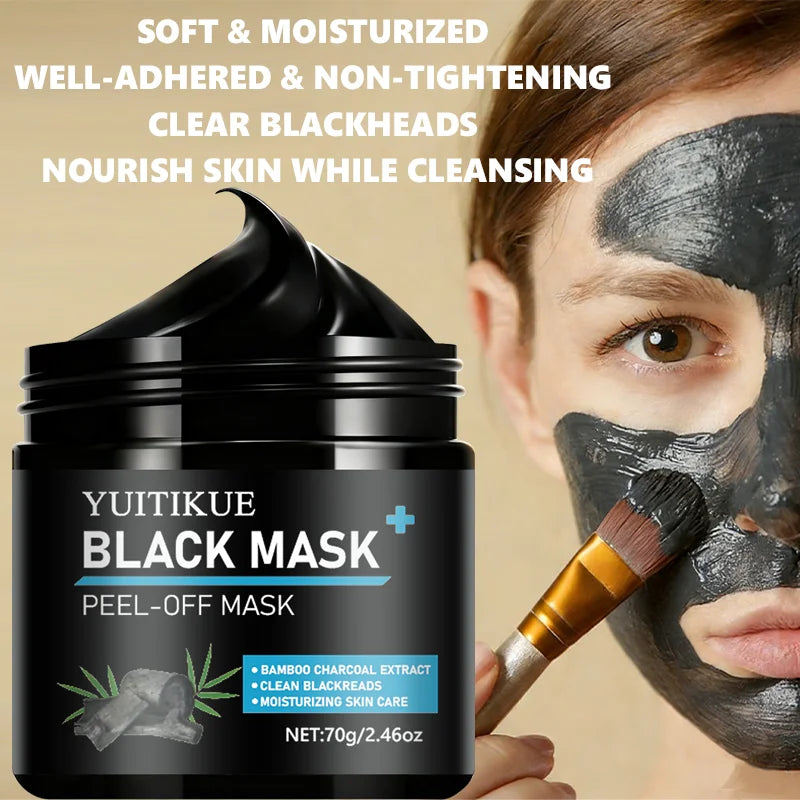 YUITIKUE Bamboo Charcoal Peel-Off Black Mask – Pore Purifying