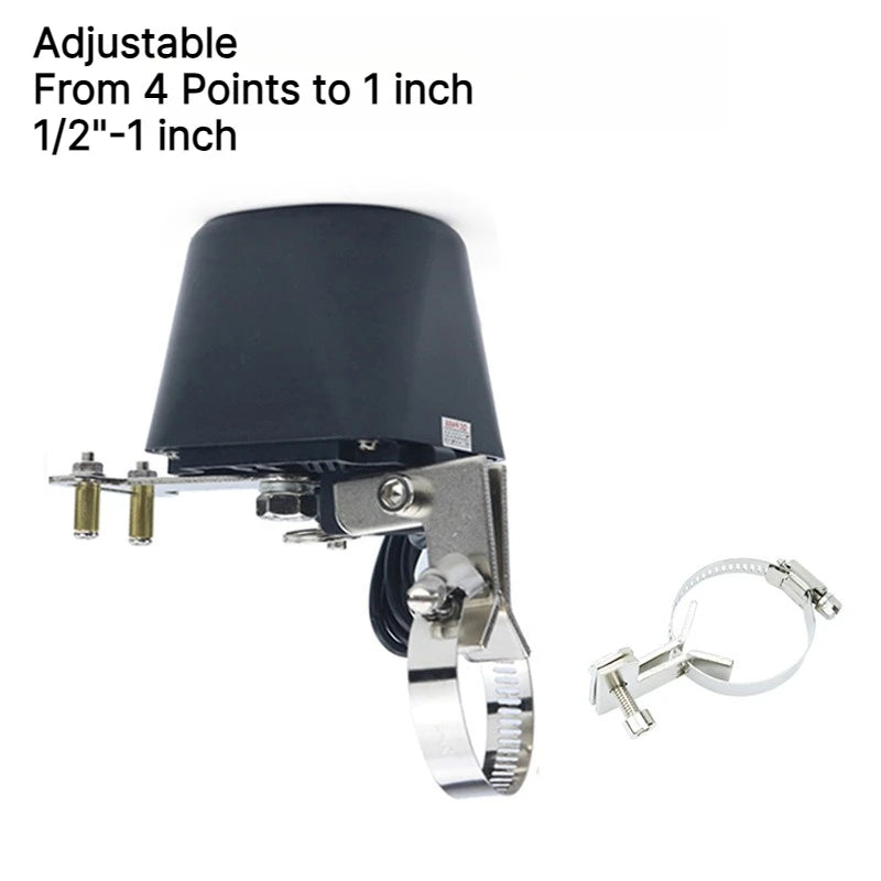 Adjustable Manipulator Shut Off Ball Valve 1/2" 3/4" 1" Electric Automatic DN15/DN20/DN25 for Alarm Gas 12V 1A Water Pipeline Oasis Select Adjustable Black