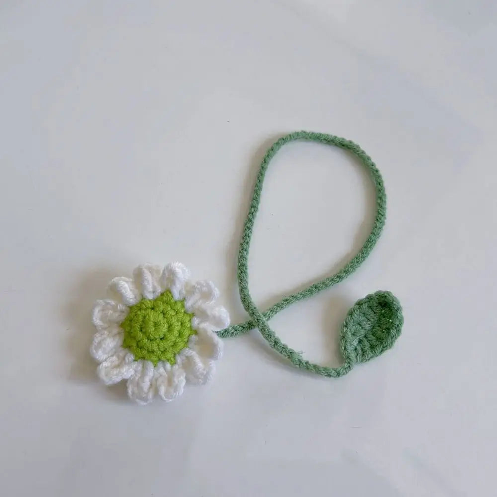 1pc Sunflower Bookmark - Flower Bookmarks For Women Unique Bookmark Handmade Knitted Ideal Gift For Book Lovers Oasis Select 6