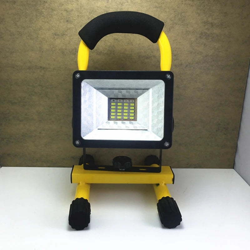 30W Rechargeable LED Floodlight IP65 Portable RGB Work Light