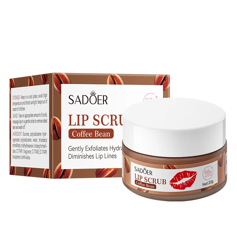 SADOER Fruit Lip Scrub Mask – Avocado Orange Strawberry Lip Scrub Mask Oasis Select Coffee