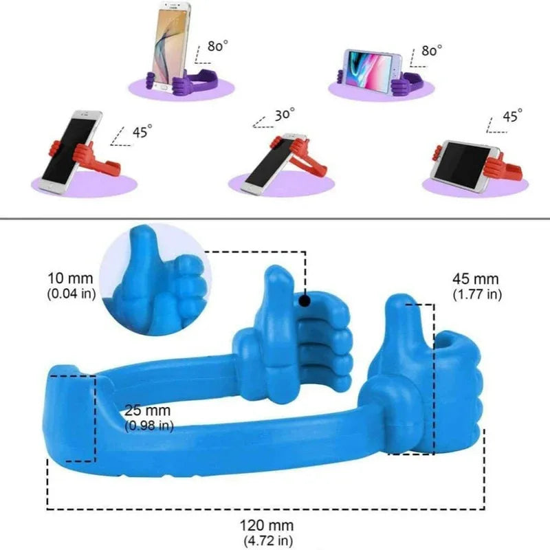 1/3/5pcs Cell Phone Stand Holder Lazy Holder Universal Flexible Bracket Tablet Phone Stand For IPhone 17 Samsung Xiaomi Huawei Oasis Select