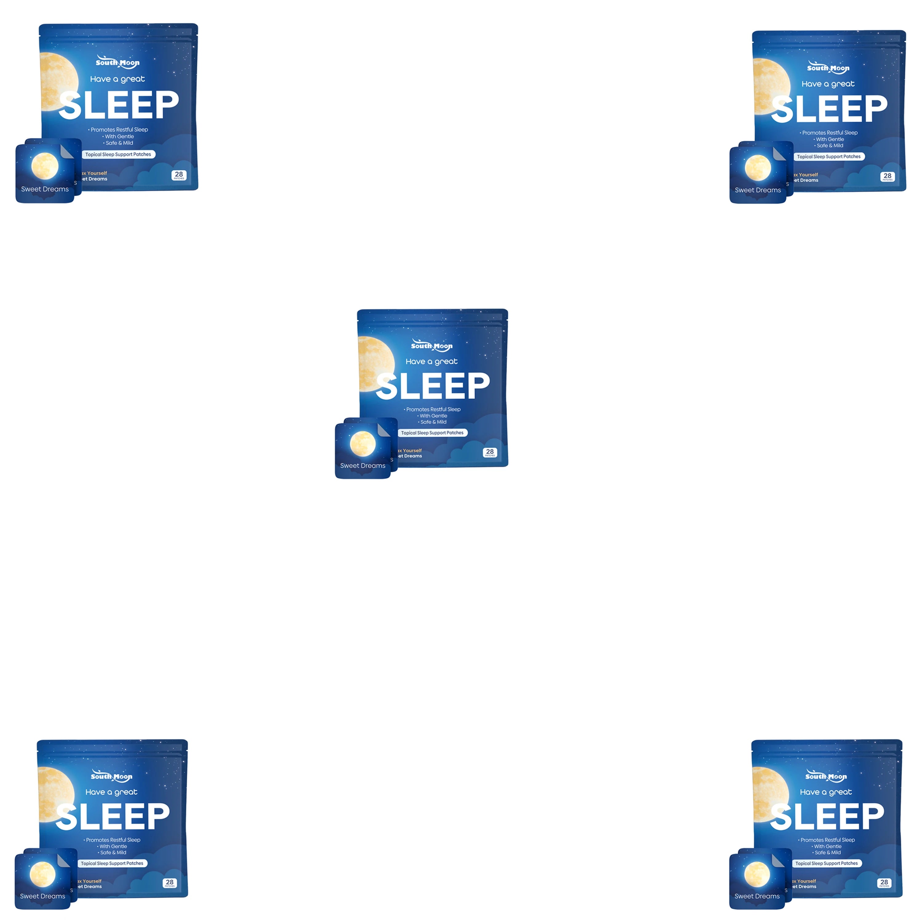 Sleep Care Patches | Natural Daily Gentle Nighttime Soothing Care for Peaceful & Restful Sleep, Convenient Portable Design Oasis Select 5boxed