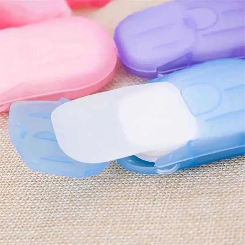 1-10pcs Portable Soap Paper Disposable Soap Paper Flakes Washing Cleaning Hand for Kitchen Toilet Outdoor Travel Camping Hiking Oasis Select