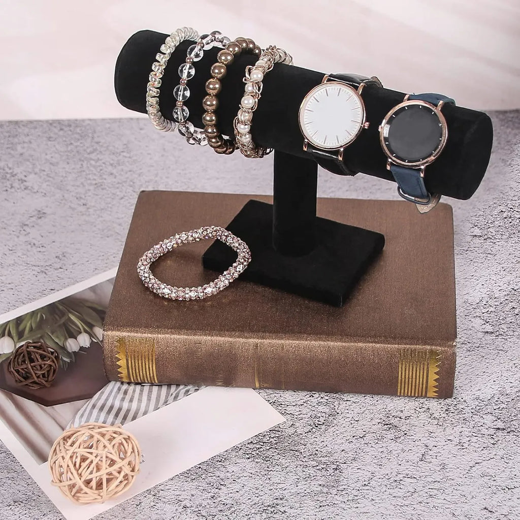 1pc T-shaped bracelet stand, bracelet and necklace display stand, watch storage stand, desktop vertical jewelry stand Oasis Select
