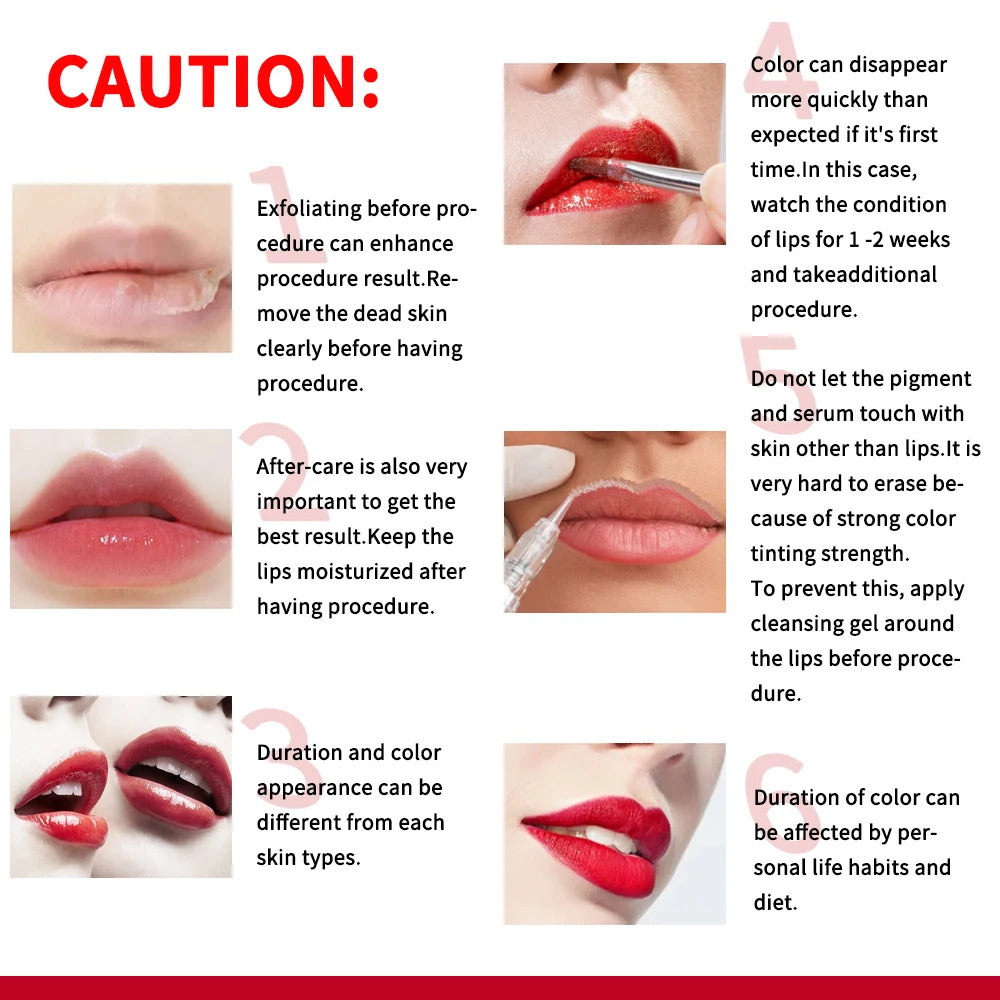 BB Lips Ampoule Serum Starter Set Semi-Permanent BB Lip Gloss Tinted Pigment Lasting Moisturizing For Lip Care Glow Free Shiping Oasis Select