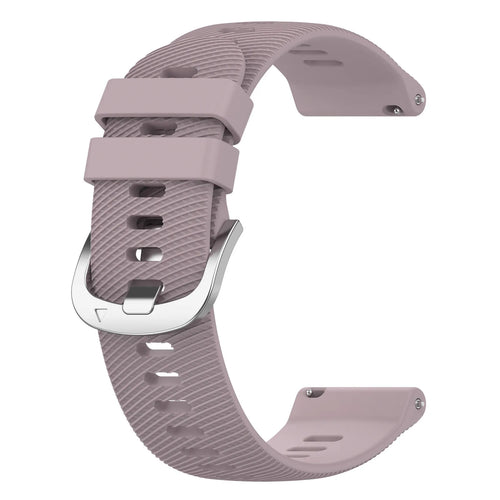 18mm Silicone Band for Garmin Forerunner 255S 265S | Quick Release Silicone Watch Band Oasis Select Purple