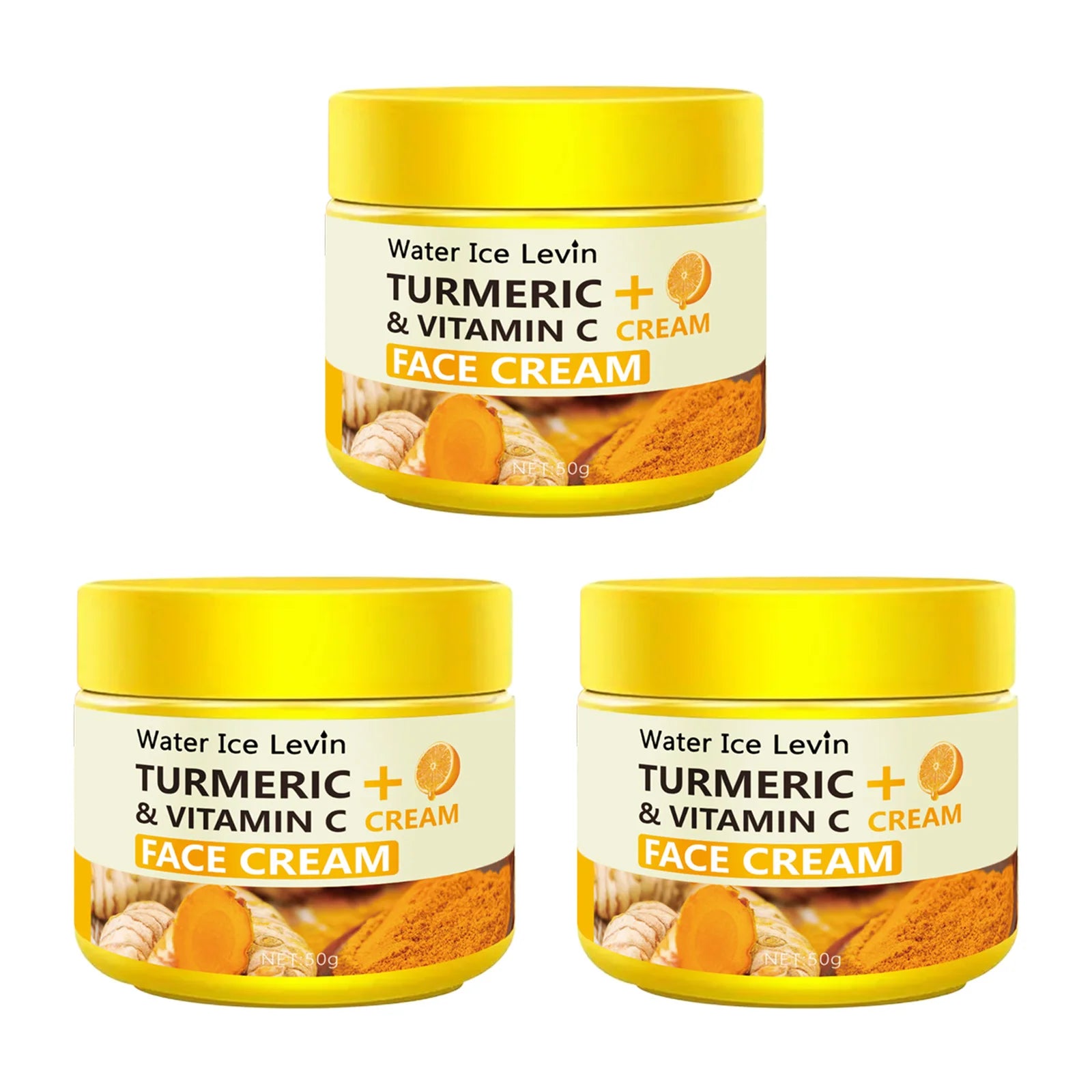 Turmeric Vitamin C Anti-Aging Cream Moisturizing Anti-Wrinkle Collagen Hyaluronic Acid Cream Skin Care Cosmetics 50g Oasis Select C