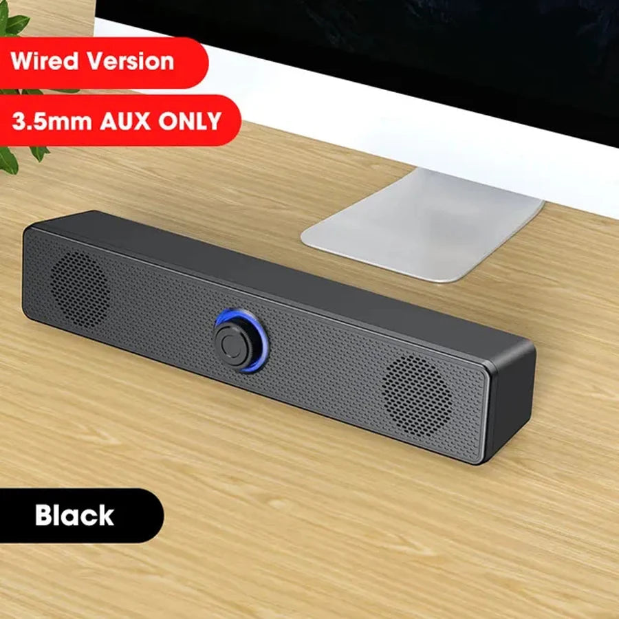 AyeBeau Bluetooth 5.3 Soundbar Speaker for PC, TV & Laptop
