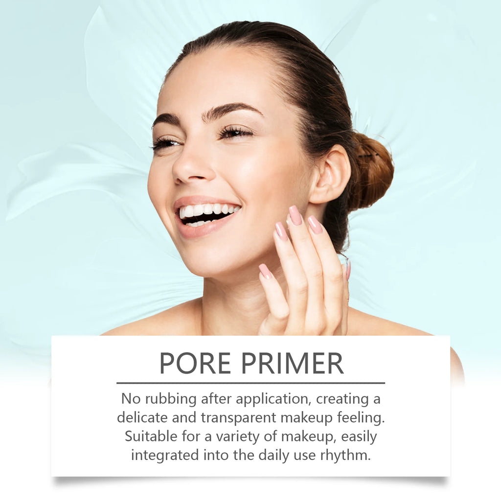 Pore Cover Primer Minimize Pores Oil Control Even Skin Tone Anti Acne Smoothing Waterproof Moisturizing Before Makeup Oasis Select