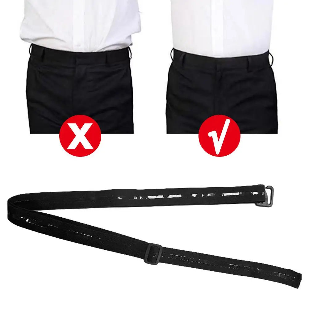 Shirt Stay Belts for Men,Adjustable Non-Slip Elastic Shirt Holders Keep Shirts Tucked In Men Tuck-It Style Shirt Lock Oasis Select