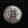 1/2/3/4Pcs Gold Plated Bitcoin Coin Collectible Art Collection Gift Physical commemorative Casascius Bit Metal Antique Imitation Oasis Select Silver has shell