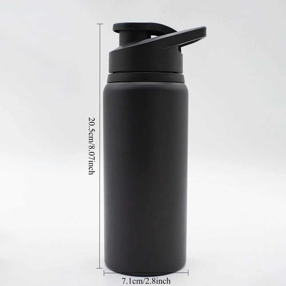 Metal Portable Water Bottle Leakproof Reusable Outdoor Sports Cup for Cycling Hiking Gym Halloween Gift Christmas Gift Travel Oasis Select
