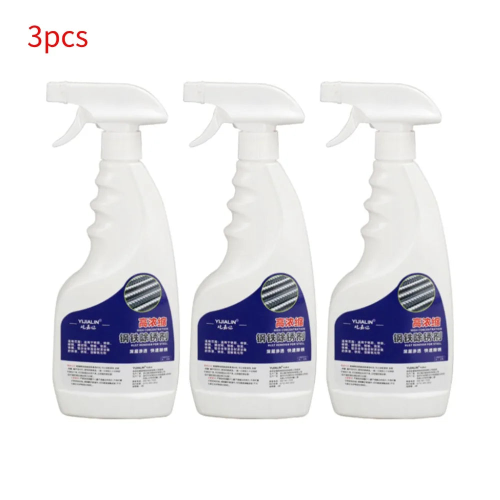Heavy-Duty Rust Remover Spray 500ml – Metal & Car Care Rust Remover Spray Oasis Select 3pcs
