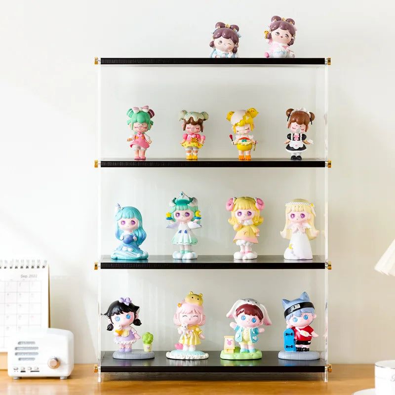 Blind box display stand Figure display case POP MART Lego doll building block storage desktop acrylic storage box Oasis Select