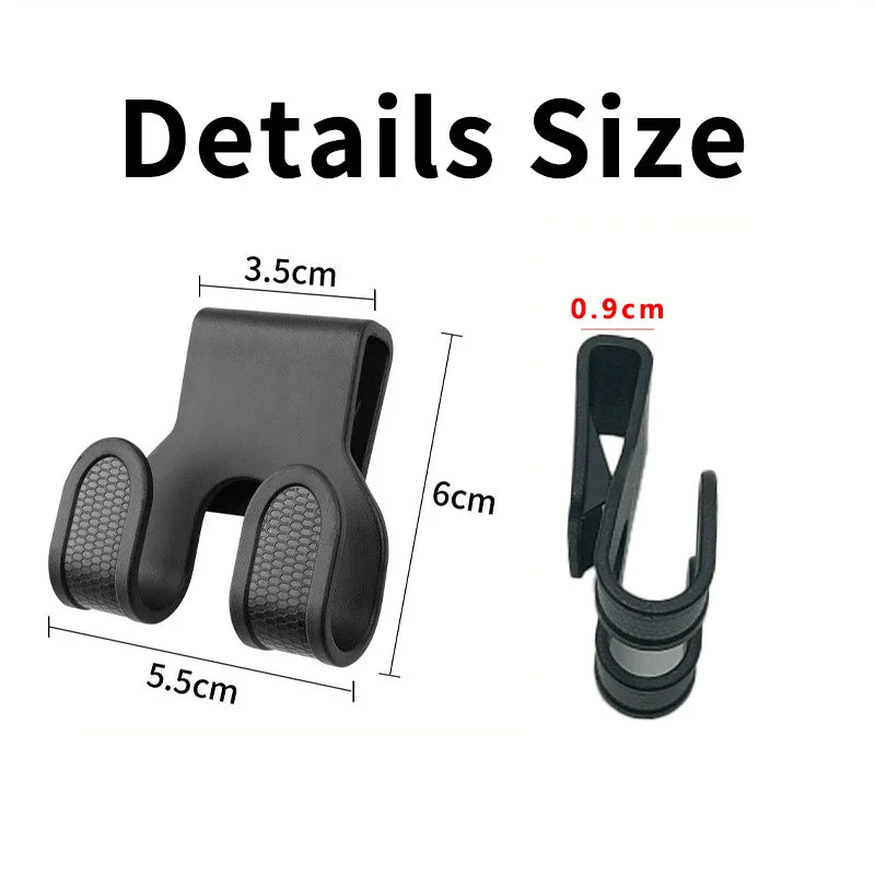 ABS Double Hook – Scooter, Motorcycle, Car & Home Organizer