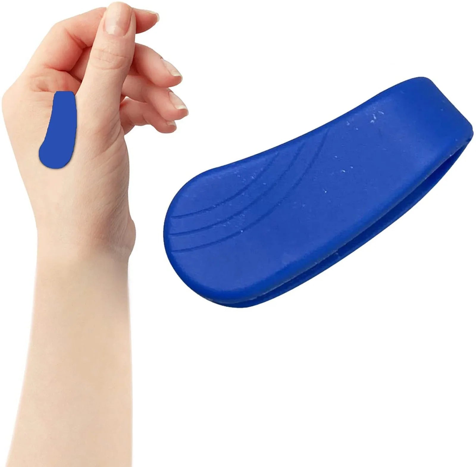 Finger Joint Hand Massager Wearable Acupressure Massager Headache Relief Tension Relief Relieving Head Pain Acupressure Clip Oasis Select Blue One Size