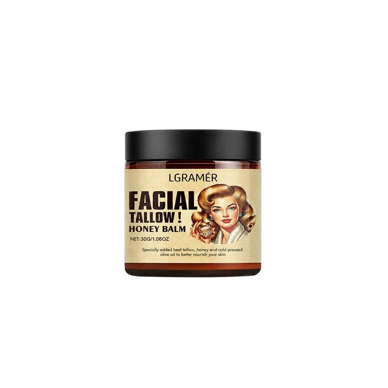 Beef Tallow & Honey Face Cream – Natural Daily Moisturizer