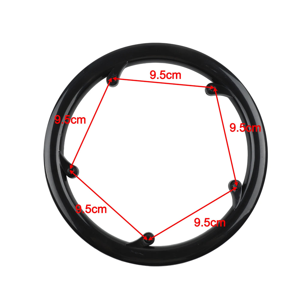 Bicycle Chain Cover Guard for 46 48T Crankset with 45 Hole Protective Plastic Material Suitable for Mountain Bikes Oasis Select G5TDO-48