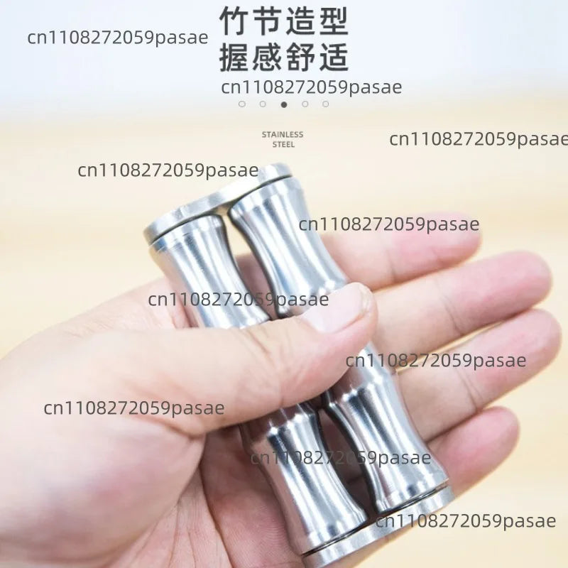 Stainless Steel Finger Massage Hand Exercise Tool | Bamboo