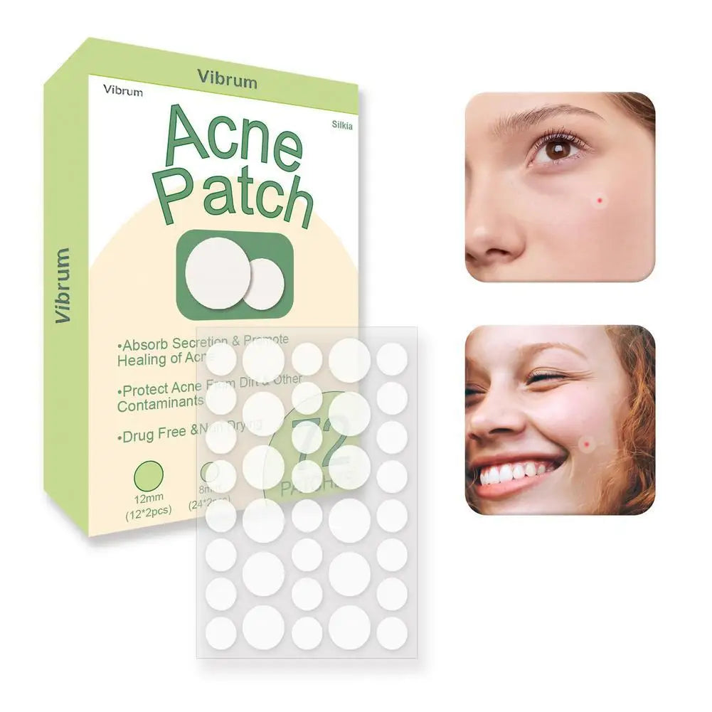 72/288 Counts Invisible Pimple Patches for Face with Tea Tree Oil, Hydrocolloid Acne Pimple Patches Blemish Dots Patch Stickers Oasis Select