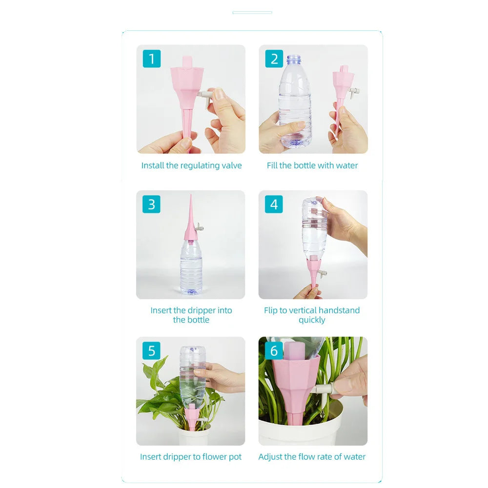 Household Houseplant Spike Indoor Garden Supplies Automatic Drip Spike Irrigation System Watering Device Plant Waterer Oasis Select