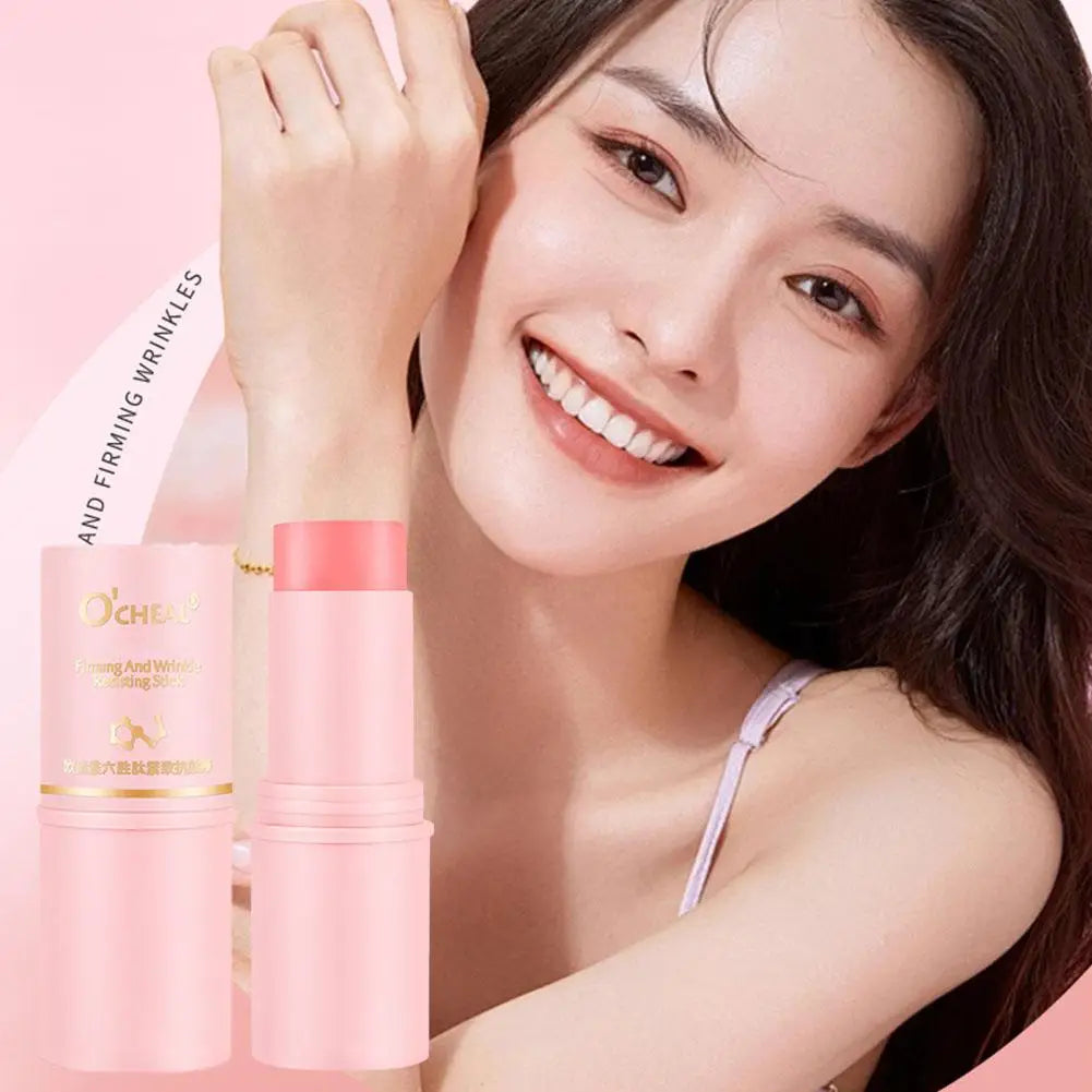 Facial Hydrating Stick Deeply Moisturizer Face Primer Stick Collagen Boosting Moisture Balm Stick Six Peptides Face & Eye Care Oasis Select