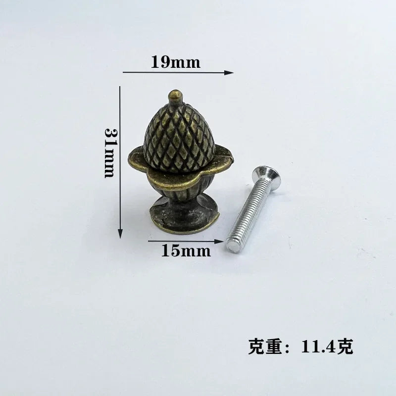 Antique Style Pull Handles Bronze Tone Retro Alloy Kitchen Drawer Cabinet Door Knobs Furniture Hardware Fittings