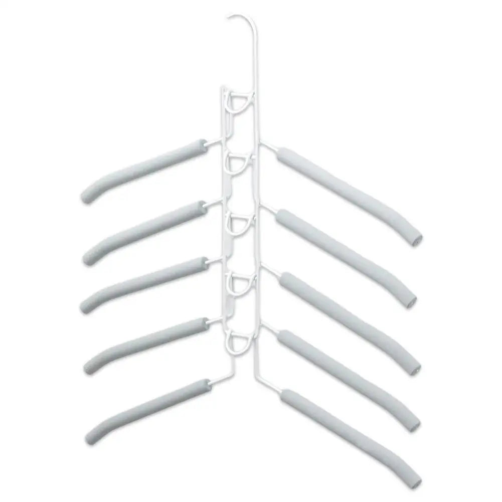 5-in-1 Folding Clothes Hanger – Space Saving Closet Organizer
