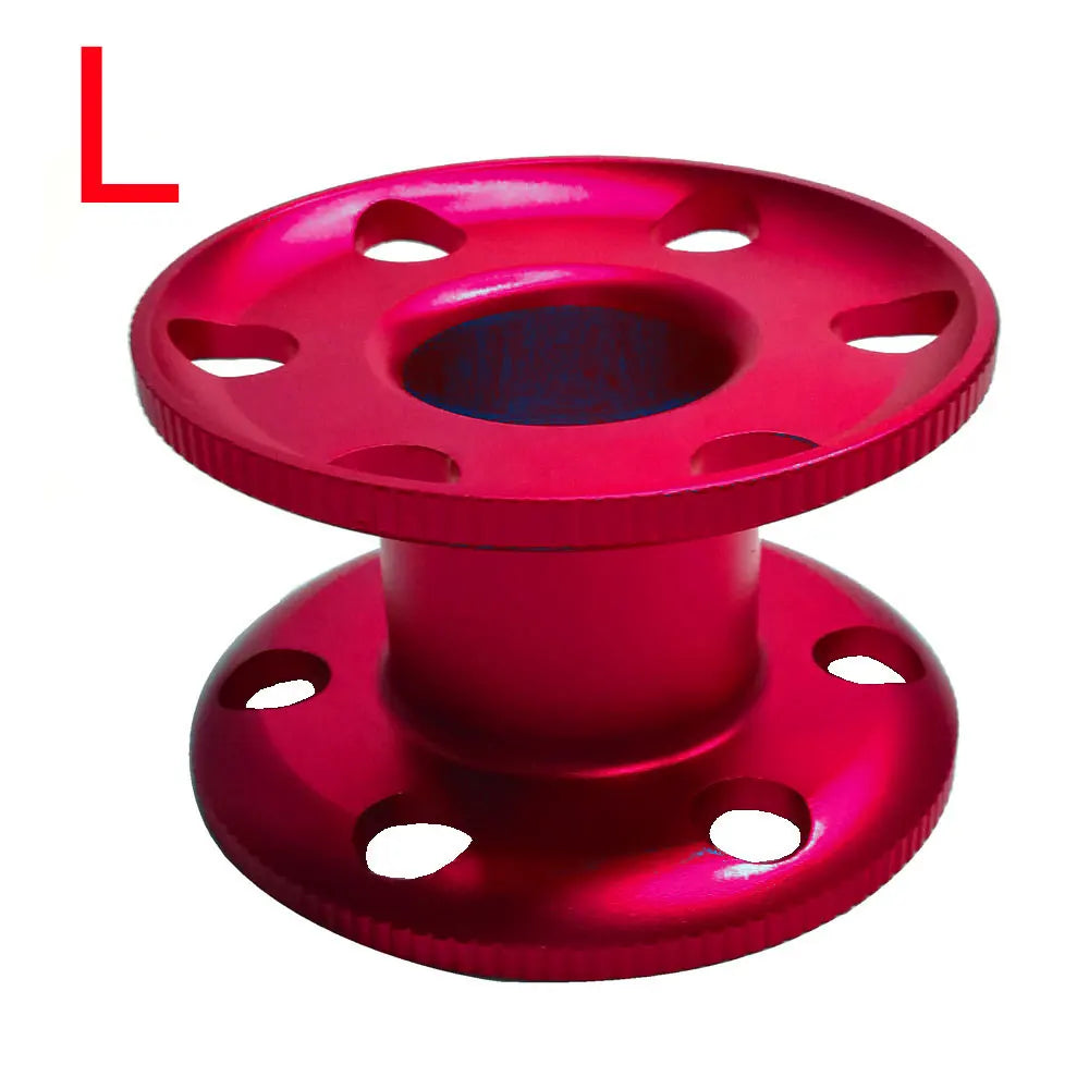 Scuba Diving Blank Finger Reel Diver Water Sports Aluminum Alloy Guide Line Spool Oasis Select Red