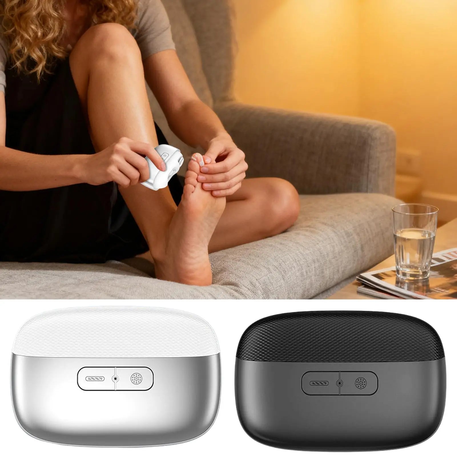 LED Light Rechargeable Fingernail Cutter Electric Nail Clippers Automatic Toenail Trimmer for Kids Adults Seniors Men Women Oasis Select