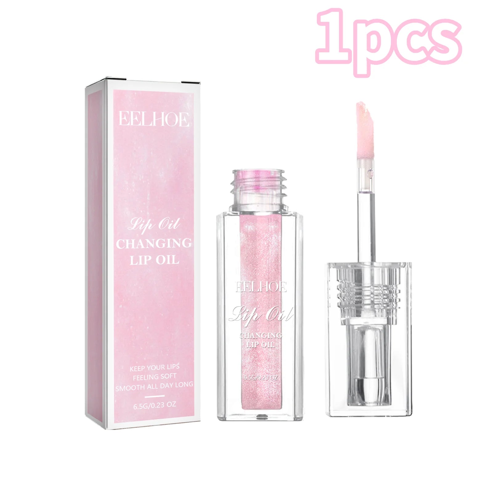 Color Changing Lip Oil Fades ＆ Smoothes Fine Lines On The Lips Moisturizes ＆ Prevents Dryness ＆ Cracking Color Changing Lip Care Oasis Select 1pcs