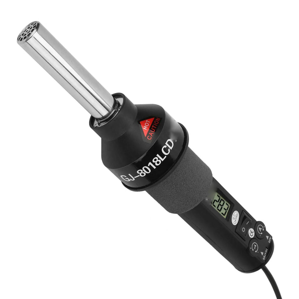 Portable Hot Air Gun Handheld 450W LCD Adjustable Electronics Soldering Desoldering Digital Heat Gun Temperature Control GJ8018L Oasis Select