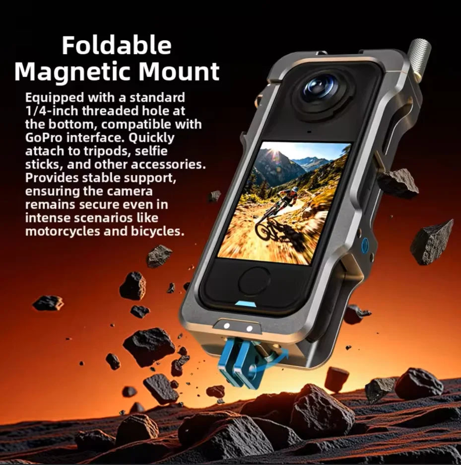Aluminum Protective Cage for Insta360 X4 Air X5 X4 X3